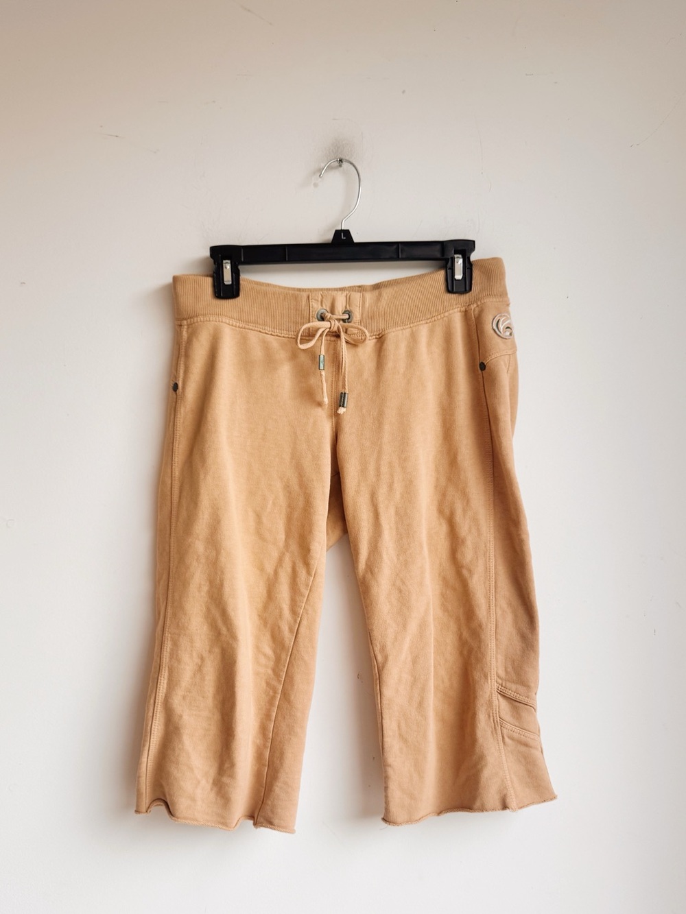 Sanctuary Vintage Cropped Sweatpants Low Rise Lounge Capri Shorts Small - Picture 2 of 7
